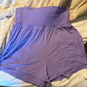 Aerie Lavender High-Waisted Women's Shorts